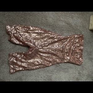 light sparkly pink kylie jenner romper